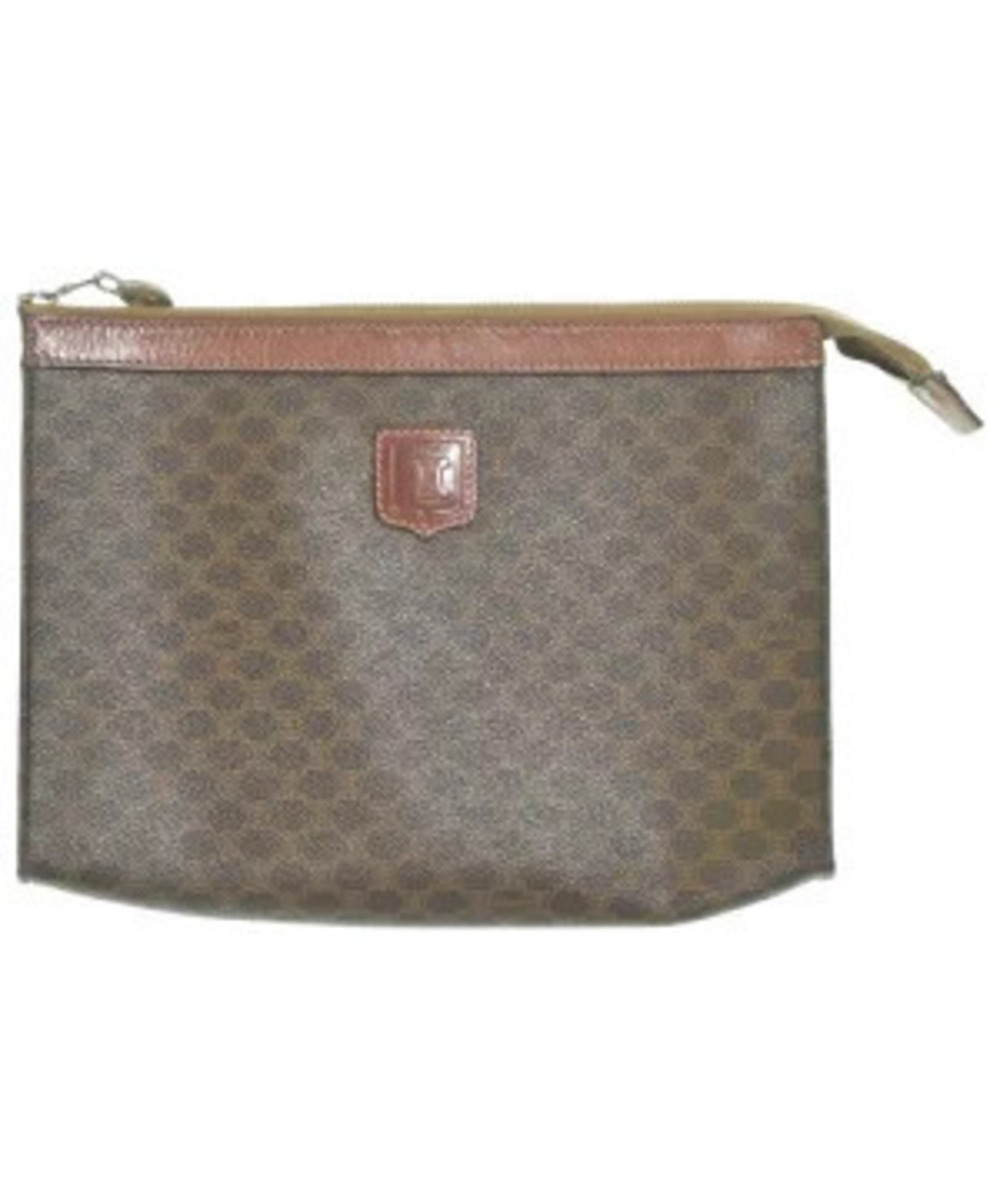 Celine Clutch Bag Brown All over